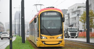 Tramwaje jeżdżą już na Wilanów